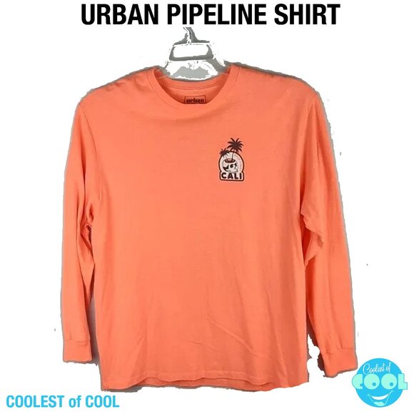 Urban Pipeline long sleeve shirt size XXL Cali gold coast beach skull logo - Picture 1 of 6